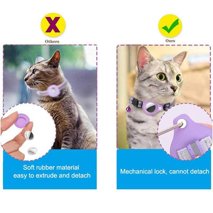 Breakaway buckle releases if your cat gets caught